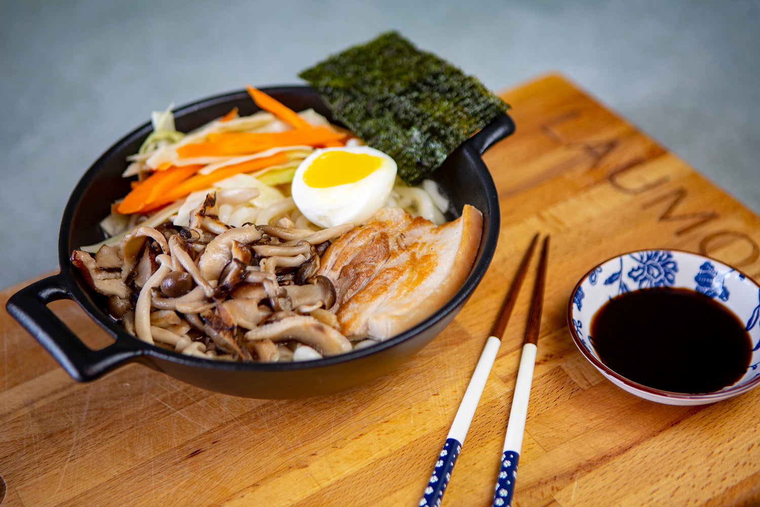 Ramen con setas wok Laumont