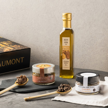 PACK GOURMET EXPERIENCE – Aceite de Trufa Blanca + Tartufata + Olivada Trufada