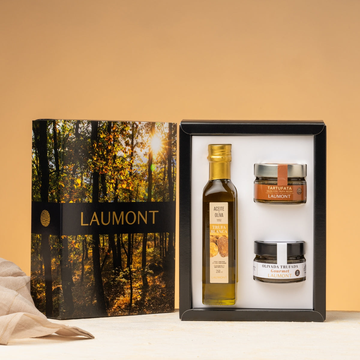 PACK GOURMET EXPERIENCE – Aceite de Trufa Blanca + Tartufata + Olivada Trufada
