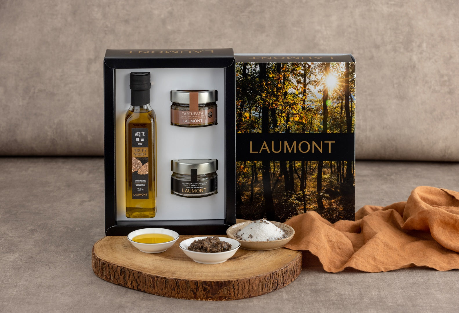 Pack Gourmet Trufado: Tartufata + Sal trufada + Aceite Trufa Negra